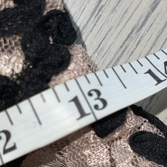 Yoana Baraschi Sheer W/full slip Lace & Ribbon Dress - Picture 6 of 9